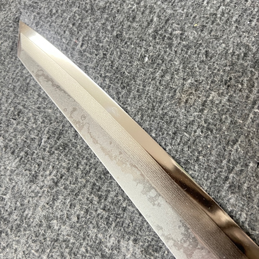 菜刀王出品 秦儀作VG-10 W 系列 二合層鍛 劍型柳刃300mm-細節圖4