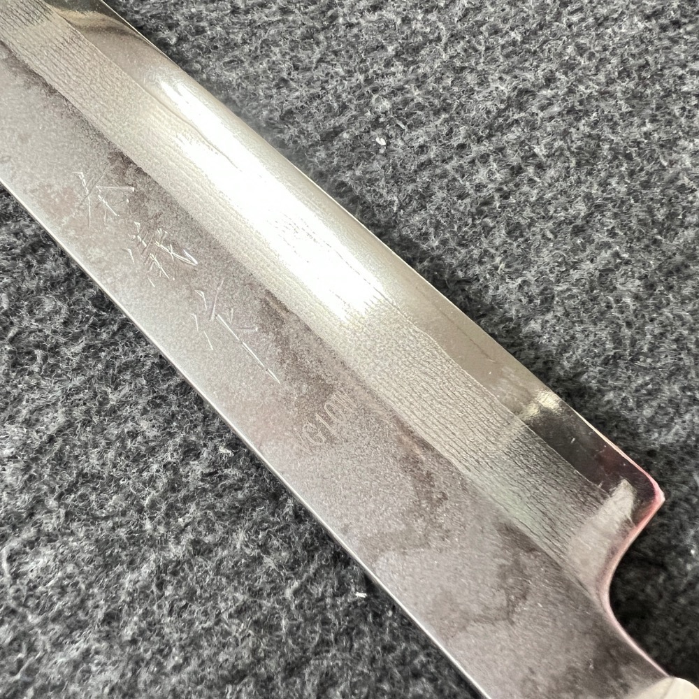 菜刀王出品 秦儀作VG-10 W 系列 二合層鍛 劍型柳刃300mm-細節圖5