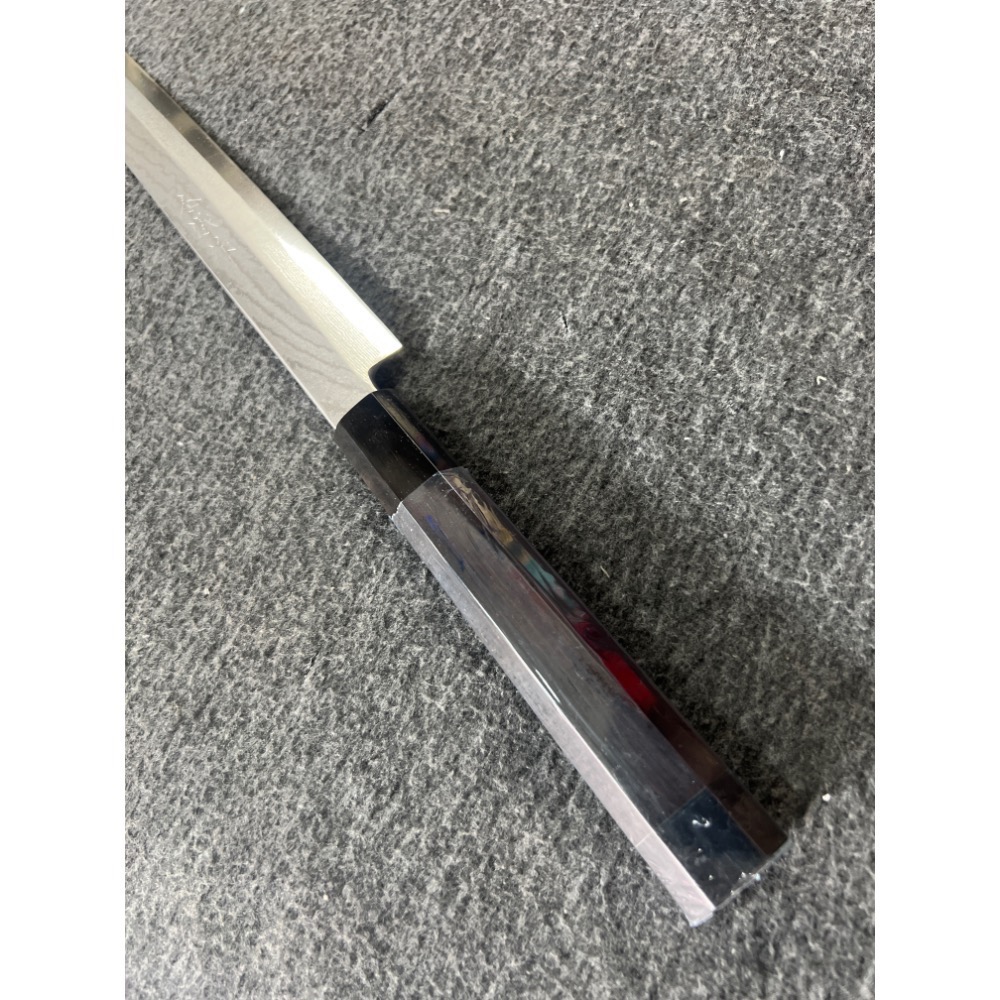 菜刀王出品 秦儀作VG-10 W 系列～二合層鍛 蛸引先丸300mm-細節圖3