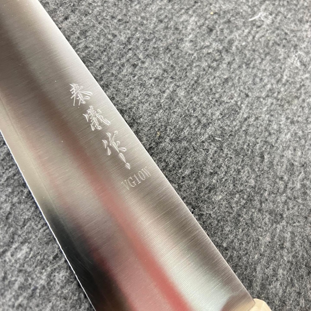 台中菜刀王 秦儀作日本武生VG10W系列｜和牛刀240mm-細節圖5