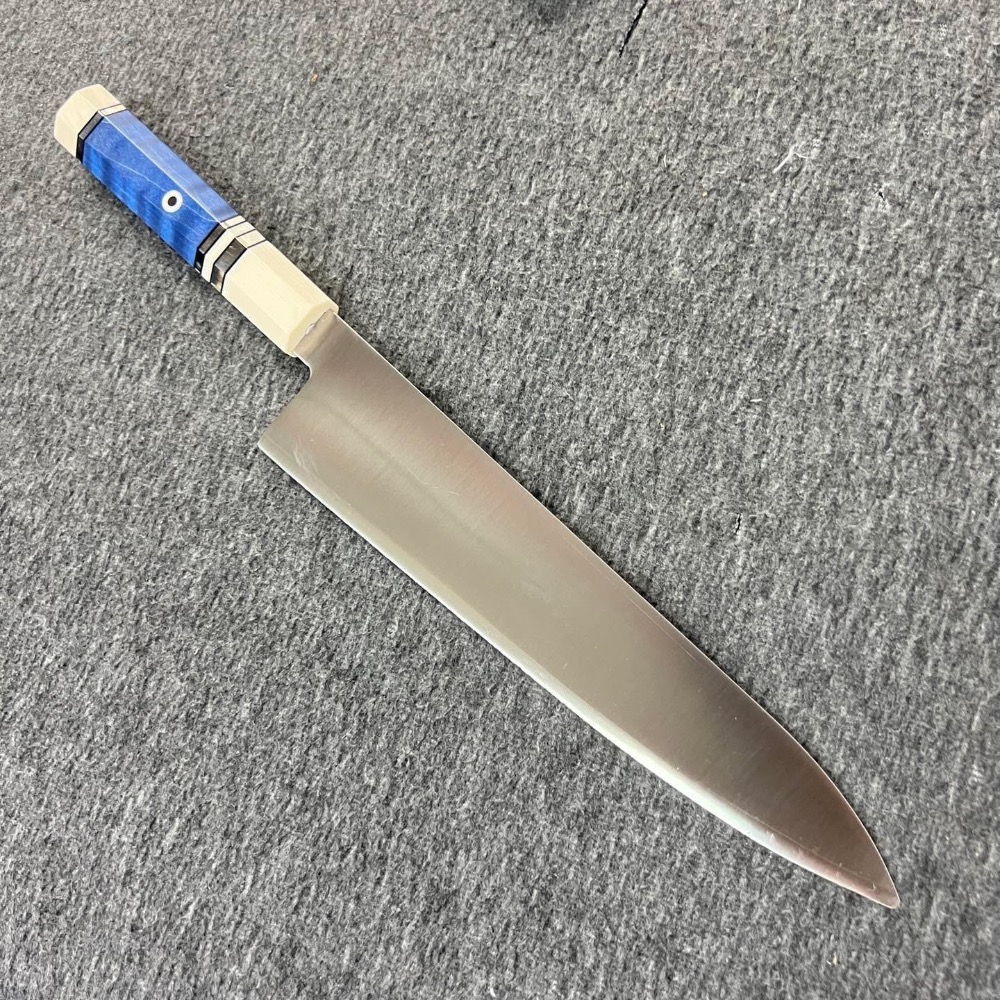 台中菜刀王 秦儀作日本武生VG10W系列｜和牛刀240mm-細節圖7