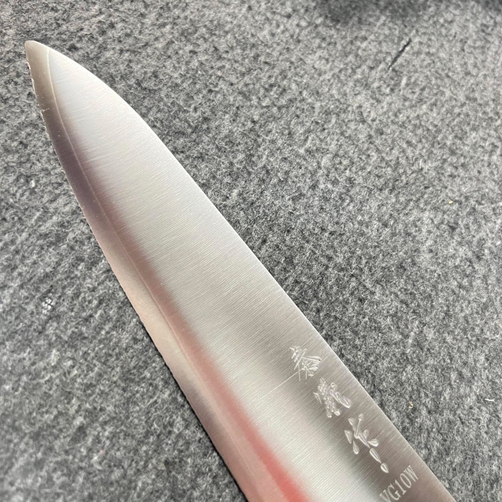 台中菜刀王 秦儀作日本武生VG10W系列｜和牛刀240mm-細節圖8