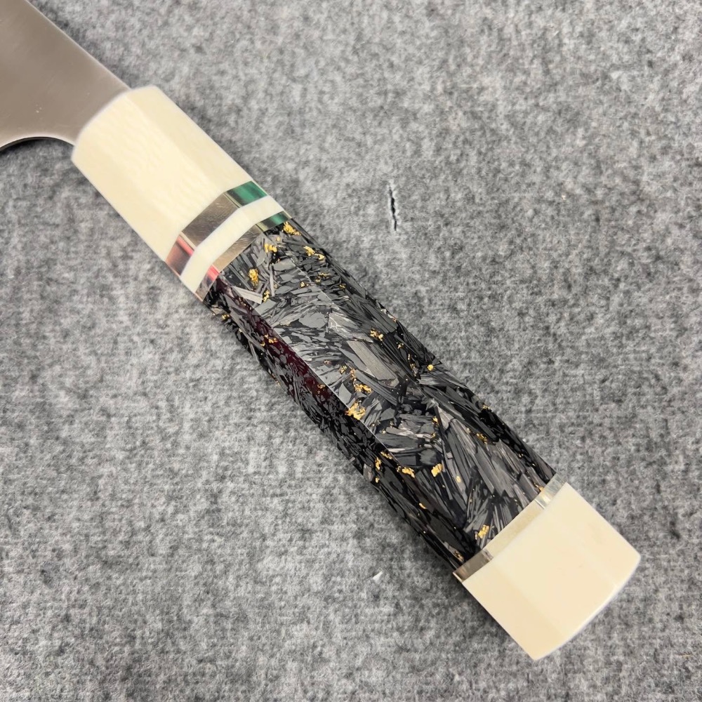 台中菜刀王出品 秦儀作日本武生 VG-10 W系列 劍型牛刀270mm-細節圖6