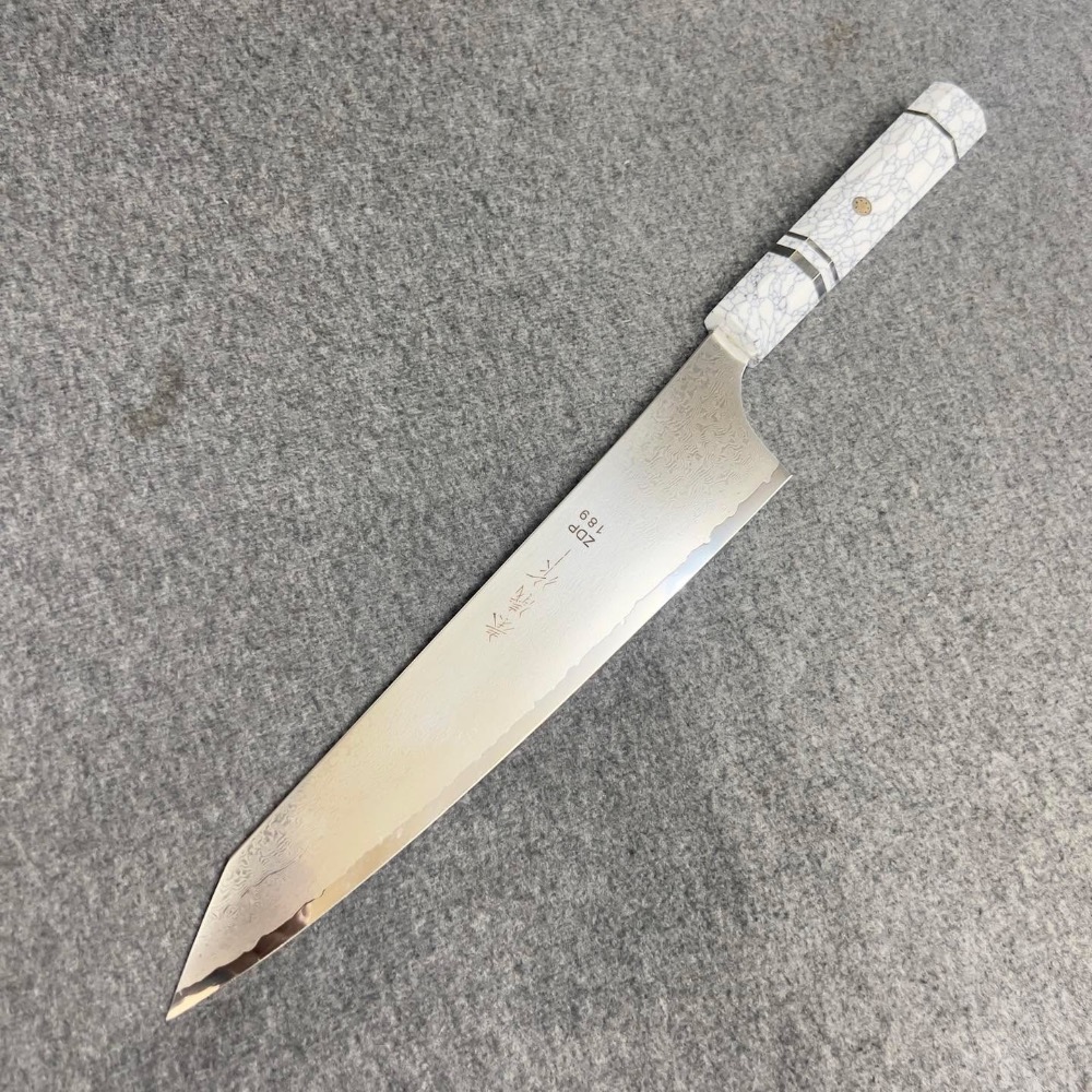 台中菜刀王 秦儀作ZDP-189大馬士劍型  牛刀240mm 270mm-規格圖6