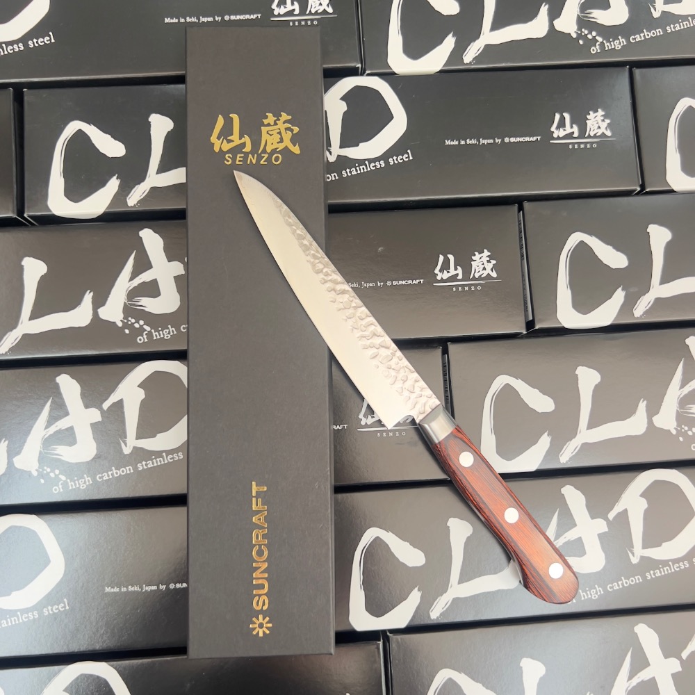 日本仙藏FT-04 水果刀 小刀 135mm VG10-大馬士33層槌目-細節圖2