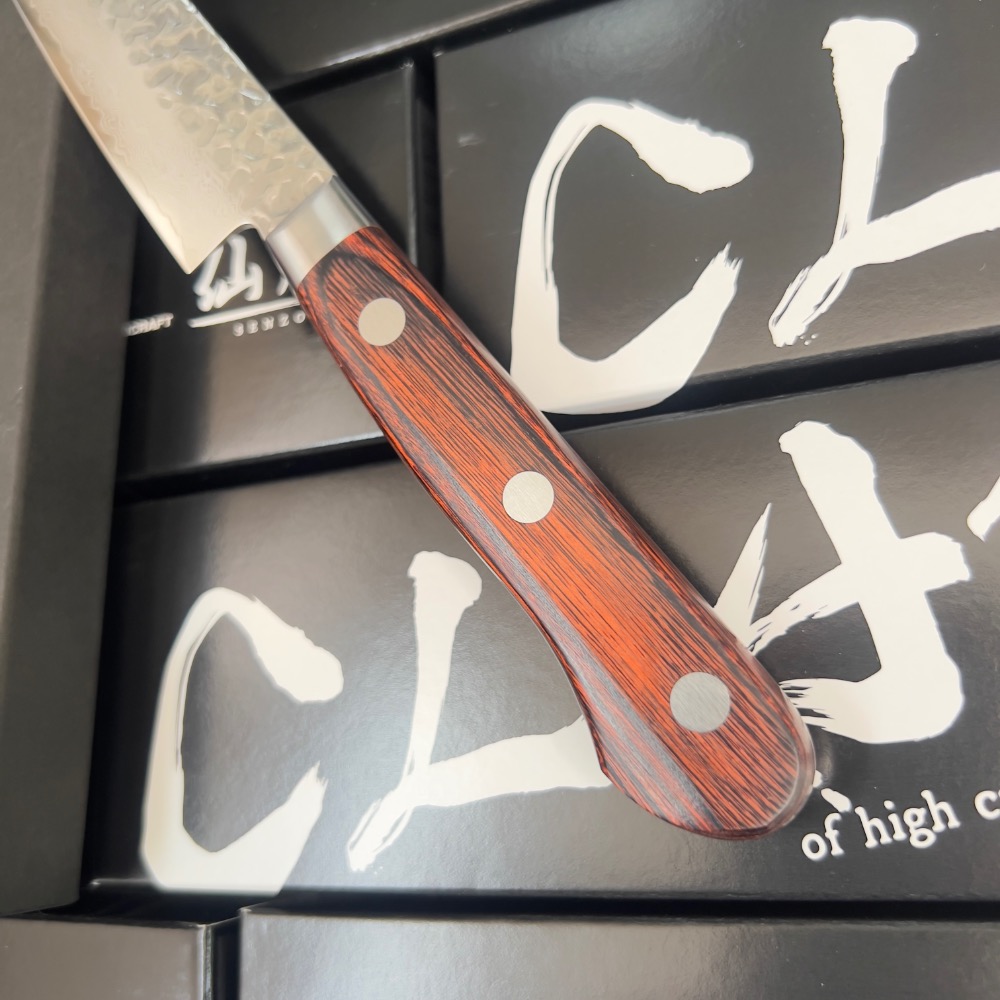 日本仙藏FT-04 水果刀 小刀 135mm VG10-大馬士33層槌目-細節圖4