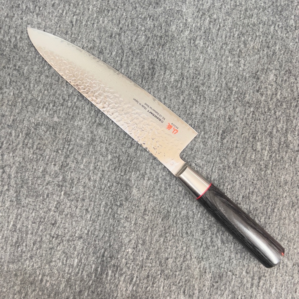 日本仙藏 牛刀 主廚刀 VG10鎚目33層20cm  24mm-細節圖2