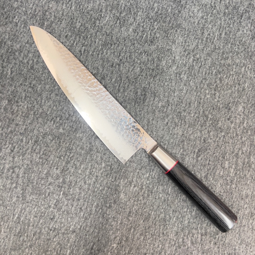 日本仙藏 牛刀 主廚刀 VG10鎚目33層20cm  24mm-細節圖3