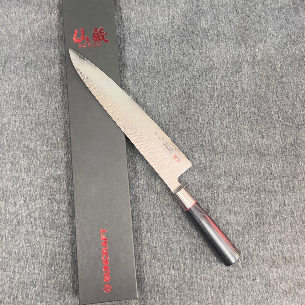 日本仙藏 牛刀 主廚刀 VG10鎚目33層20cm  24mm-細節圖6