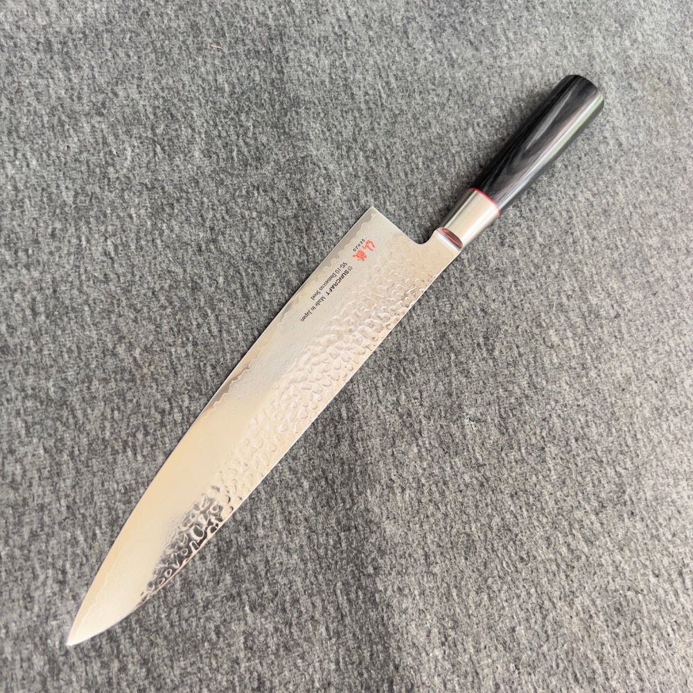 日本仙藏 牛刀 主廚刀 VG10鎚目33層20cm  24mm-細節圖7