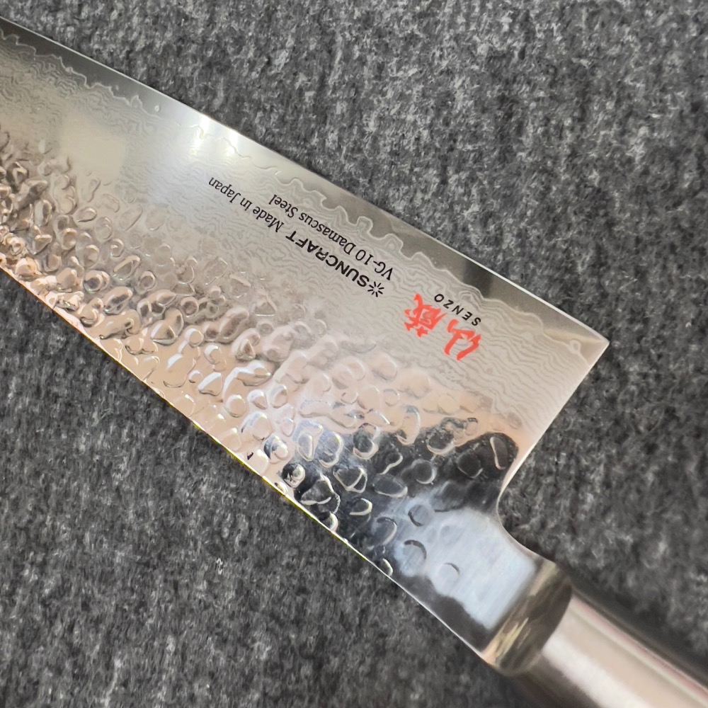 日本仙藏 牛刀 主廚刀 VG10鎚目33層20cm  24mm-細節圖9