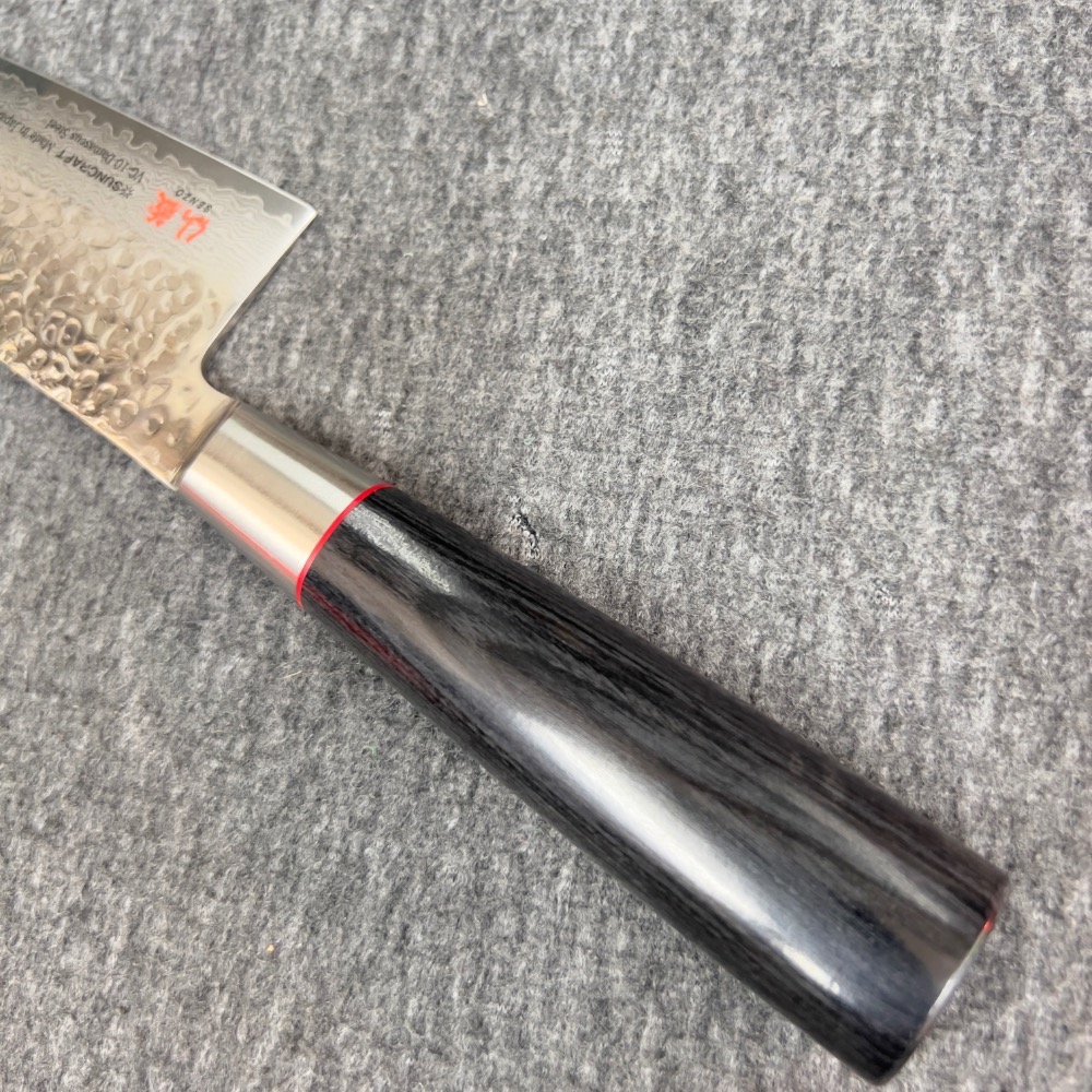 日本仙藏 牛刀 主廚刀 VG10鎚目33層20cm  24mm-細節圖10