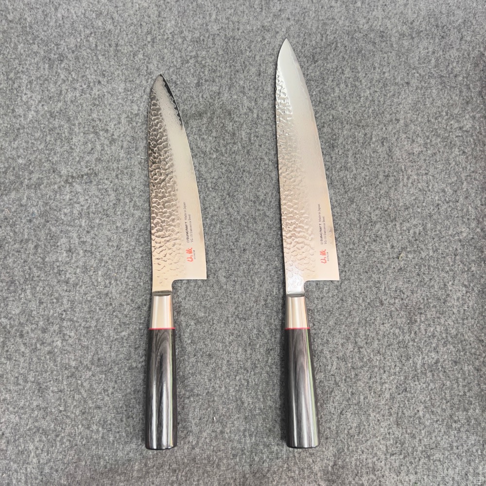 日本仙藏 牛刀 主廚刀 VG10鎚目33層20cm  24mm-規格圖11