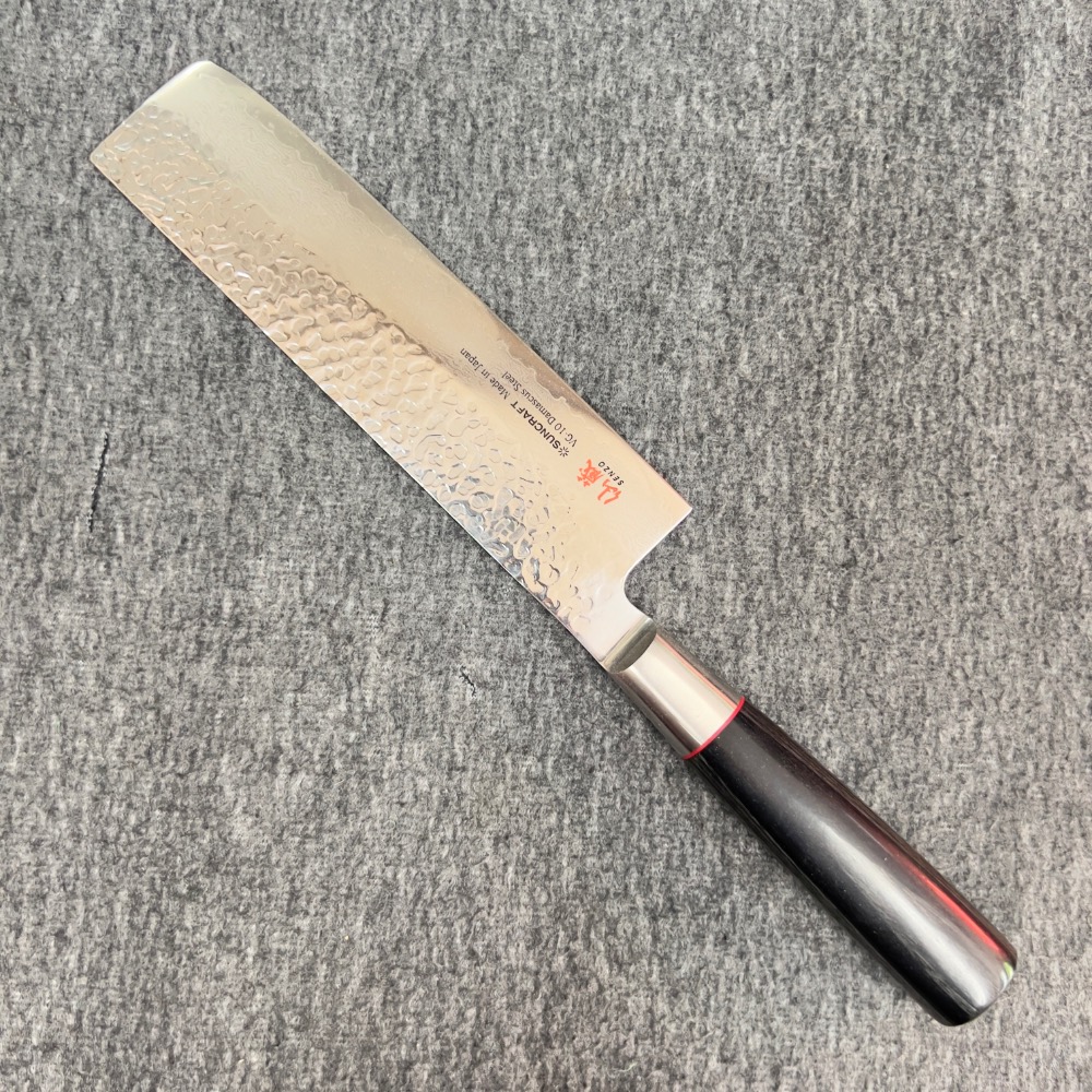 日本仙藏 SZ-15薄刃 菜切 蔬菜刀  主廚刀 VG10鎚目33層17cm-細節圖2