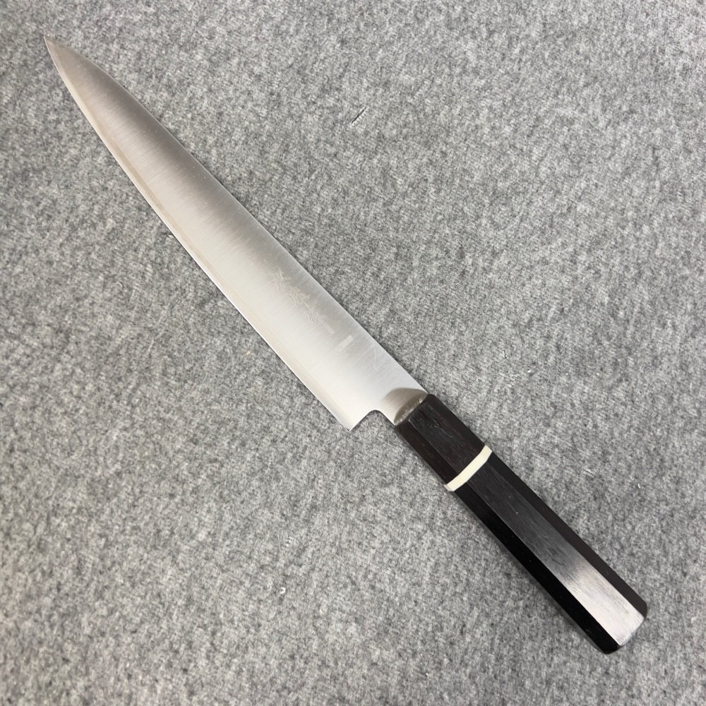 秦儀作VG10W 筋引210mm  萬用細身、筋引、雙刃生魚片、鐵板刀-細節圖3