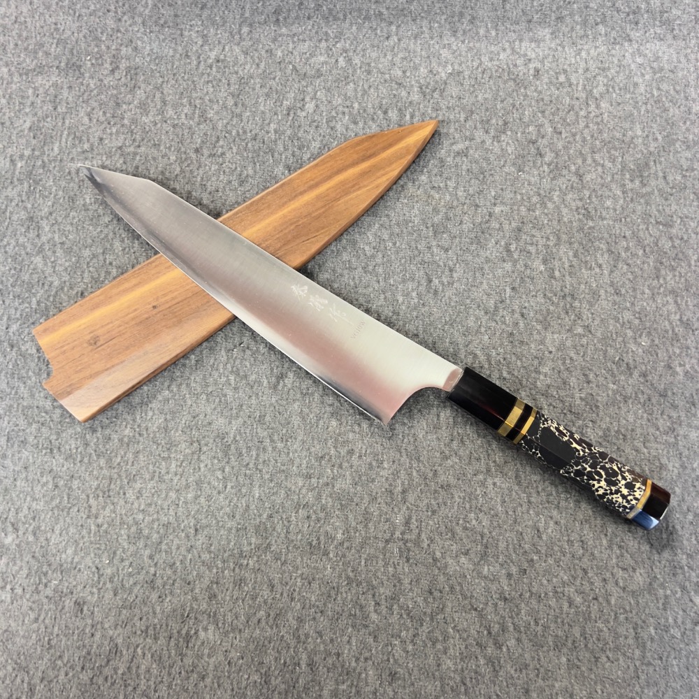 秦儀作 VG10W 磁吸木鞘 （黑胡桃木）-細節圖2