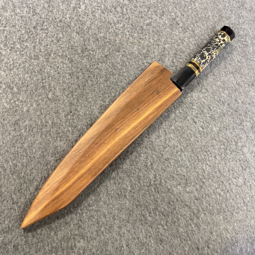 秦儀作 VG10W 磁吸木鞘 （黑胡桃木）-細節圖3