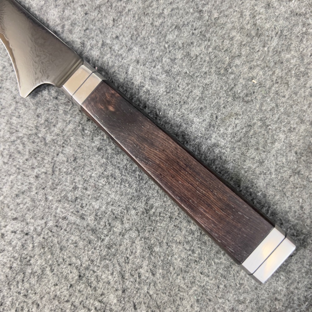 魚刀黑染大馬士革鋼19cm-細節圖4