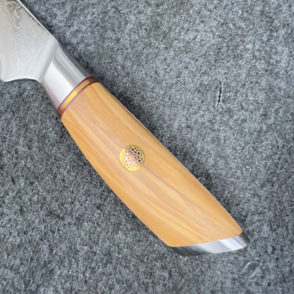 魚刀73層大馬士革鋼18.5cm-細節圖4