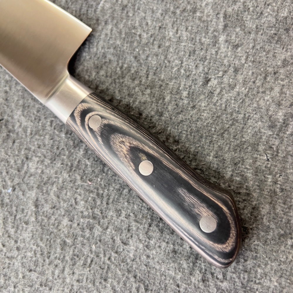 秦儀作口金柄洋式木柄牛刀240mm-細節圖4