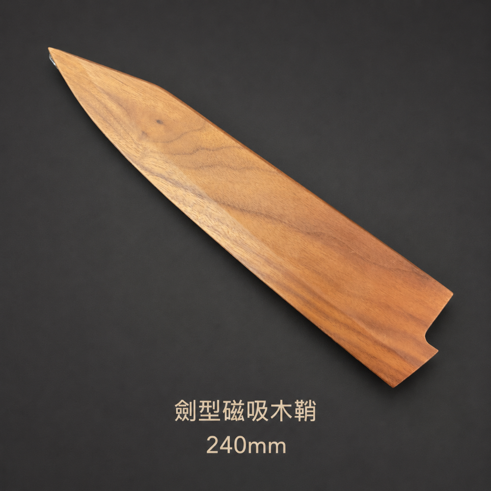 磁吸牛刀木鞘 刀鞘-細節圖2