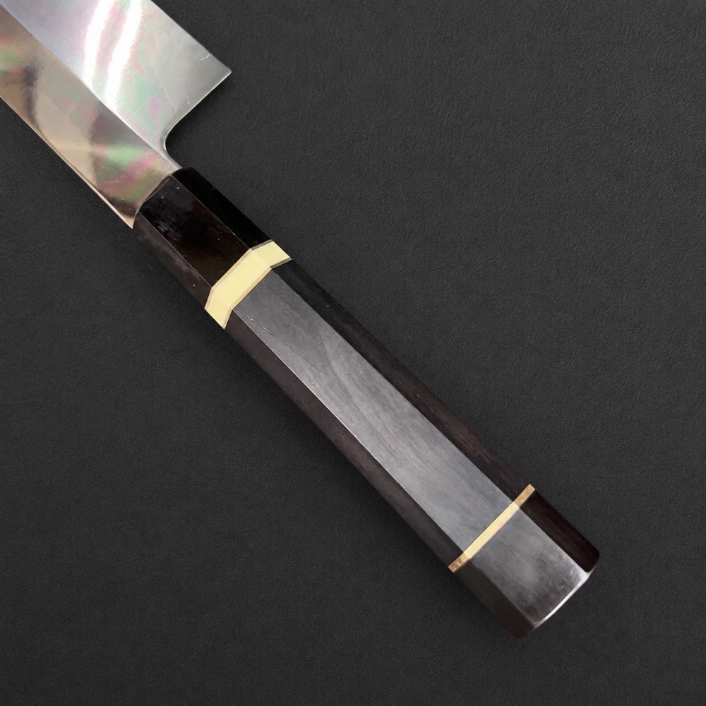 黑丹鉬釩本燒薄刃 鎌型薄刃-細節圖5
