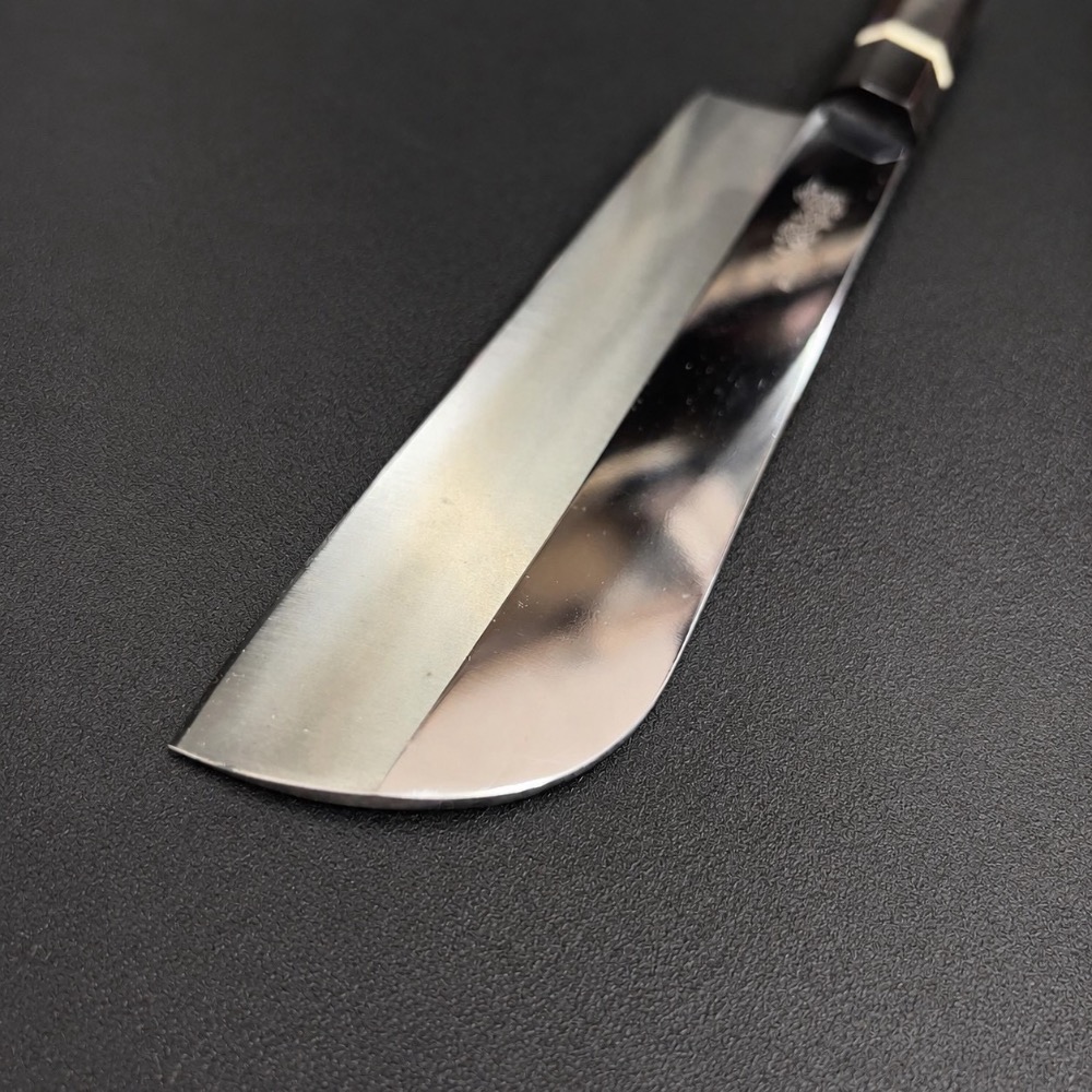 黑丹鉬釩本燒薄刃 鎌型薄刃-細節圖8