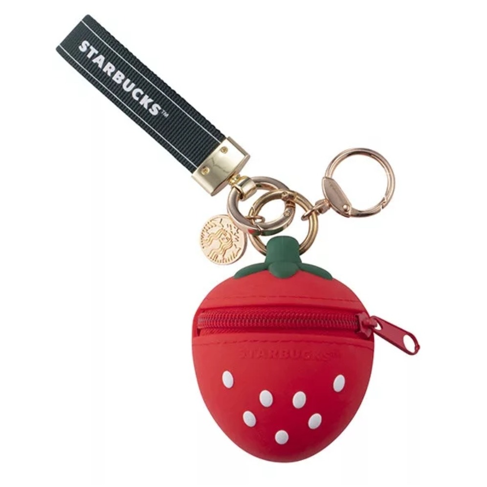 星巴克 擁抱莓好小熊鑰匙圈-細節圖2