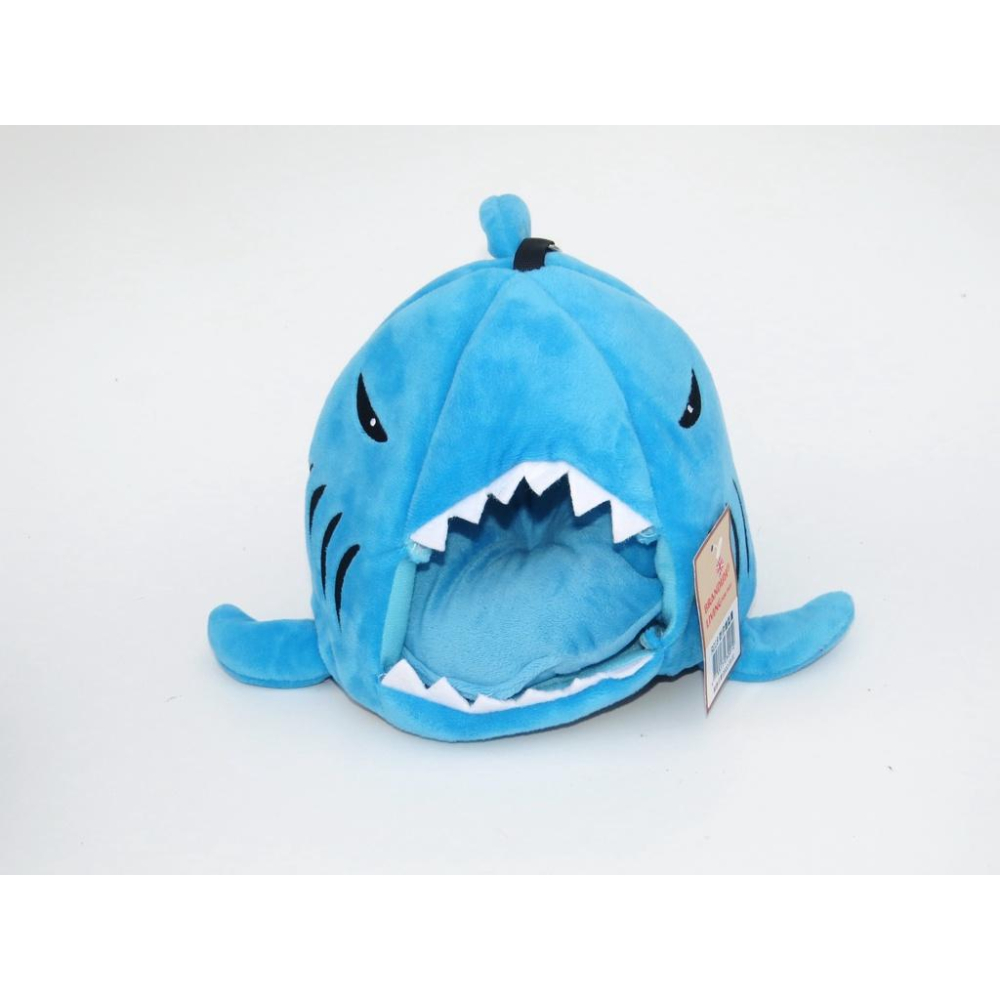 蜜袋鼯 松鼠 倉鼠 黃金鼠 寵物鼠 睡鼠 鯊魚造型睡窩 小動物保暖窩-細節圖2