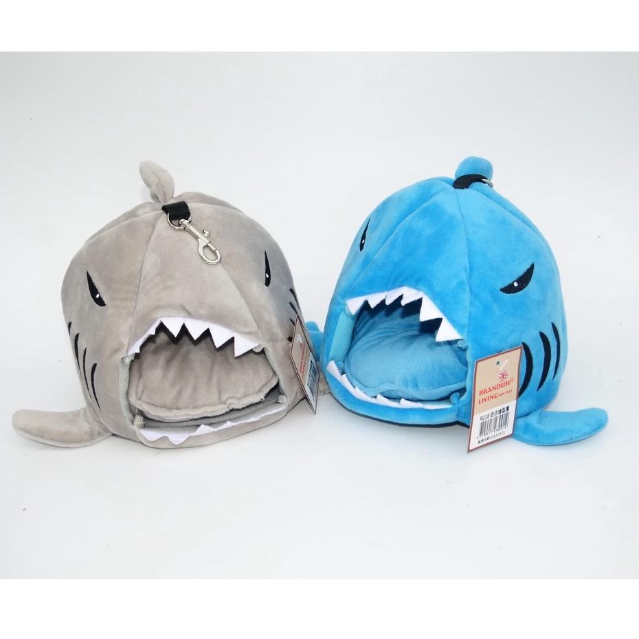 蜜袋鼯 松鼠 倉鼠 黃金鼠 寵物鼠 睡鼠 鯊魚造型睡窩 小動物保暖窩-細節圖3