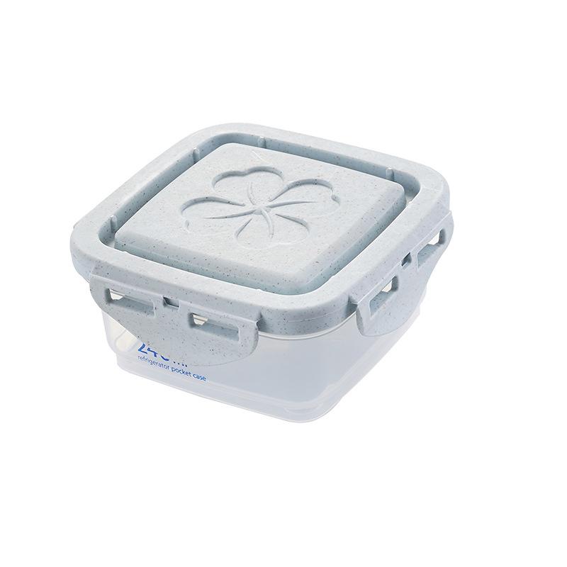 方形刻度儲物罐 保鮮罐 倉鼠 蜜袋鼯 松鼠 爬蟲 飼料保鮮罐 乾糧罐 收納罐 分類罐 易扣罐-細節圖3