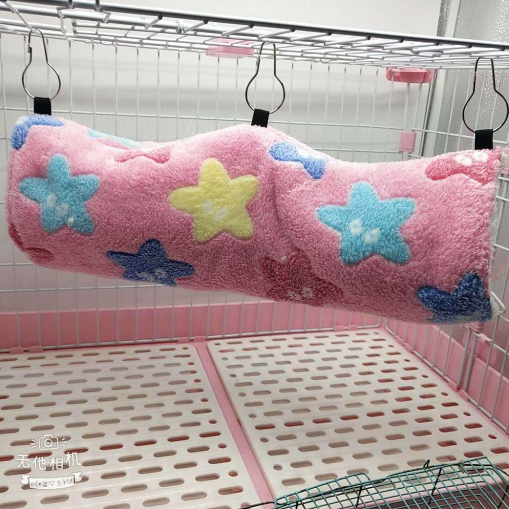 小動物保暖隧道吊床 蜜袋鼯 鸚鵡 吊床 松鼠吊床 附掛鈎-細節圖3