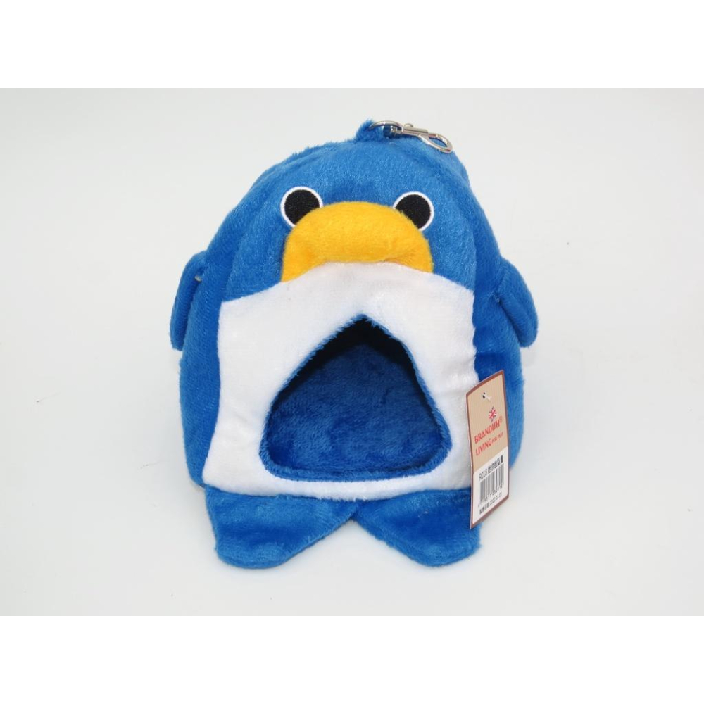 蜜袋鼯 松鼠 倉鼠 黃金鼠 寵物鼠 睡鼠 企鵝造型睡窩 可吊掛睡窩小動物保暖窩-細節圖2