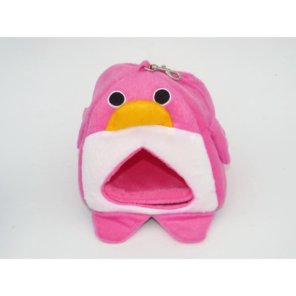 蜜袋鼯 松鼠 倉鼠 黃金鼠 寵物鼠 睡鼠 企鵝造型睡窩 可吊掛睡窩小動物保暖窩-細節圖3