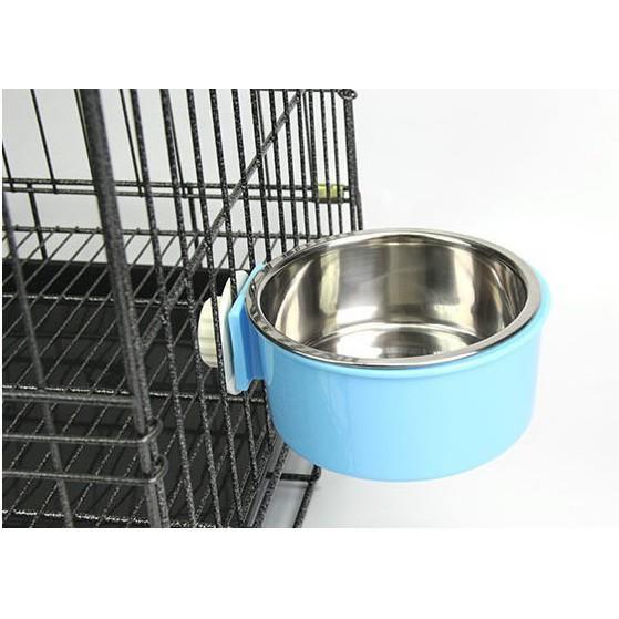 寵物不鏽鋼可拆固定碗-懸掛食 碗水碗 食盆 寵物 犬貓 食盆碗 掛籠貓狗碗-細節圖3