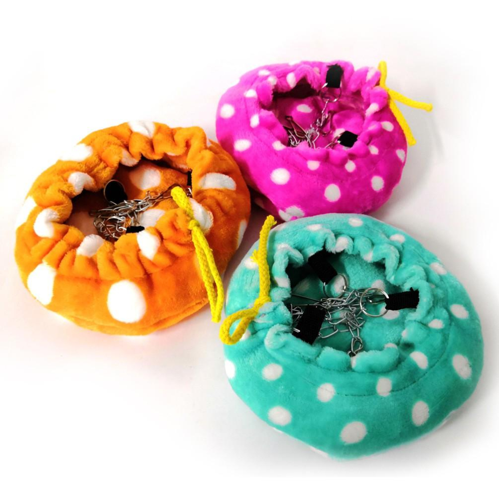 蜜袋鼯可愛南瓜窩 小動物保暖窩 南瓜窩 松鼠 小寵可愛南瓜窩 附吊鍊-細節圖2