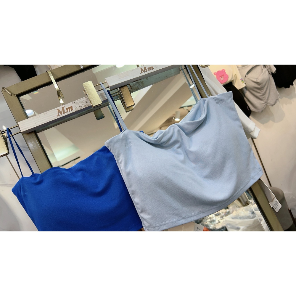 ❏ T&H 玩翻衣櫃 ❏ 平口細肩小可愛 中大碼 寬鬆 MM 0416-細節圖3