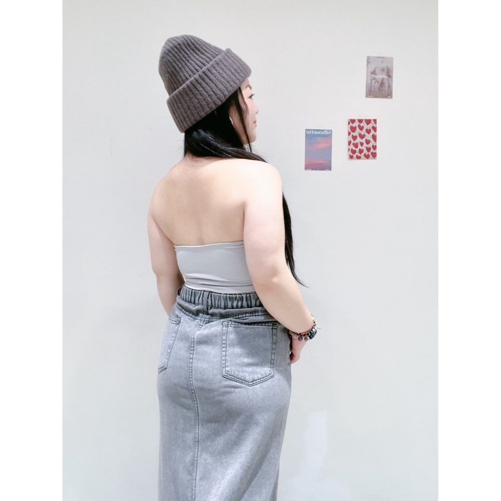 ❏ T&H 玩翻衣櫃 ❏ 止滑條平口背心 中大碼 寬鬆 MM 0416-細節圖7