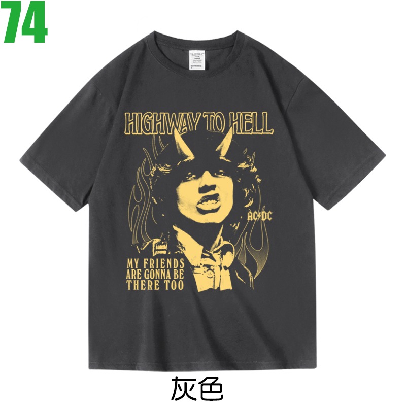 【AC/DC】短袖澳洲重金屬搖滾樂團T恤(共3種顏色可供選購) 新款上市購買多件多優惠!【賣場二十二】-規格圖3