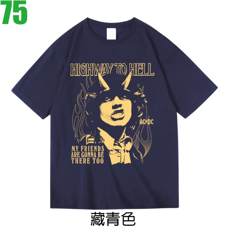 【AC/DC】短袖澳洲重金屬搖滾樂團T恤(共3種顏色可供選購) 新款上市購買多件多優惠!【賣場二十二】-規格圖3