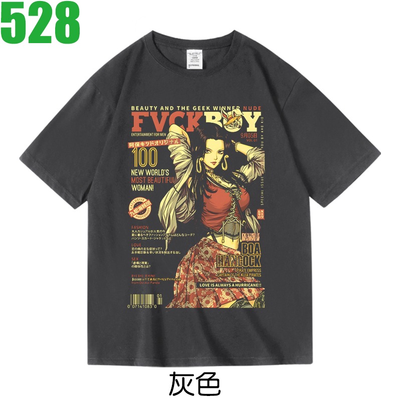 【航海王 海賊王 ONE PIECE 波雅·漢考克 九蛇海賊團】短袖漫畫動漫卡通動畫T恤 購買多件多優惠!【賣場五十三】-規格圖3