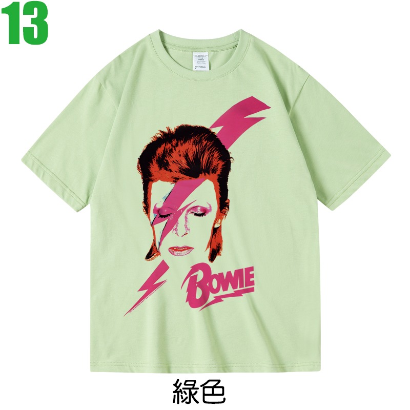 David Bowie【大衛．鮑伊】短袖流行華麗搖滾傳奇歌手T恤(5種顏色可供選購) 新款上市購買多件多優惠!【賣場四】-規格圖7