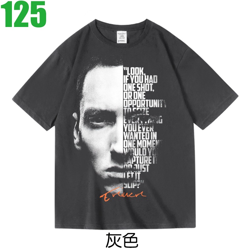 Eminem【阿姆】短袖嘻哈饒舌(HIP-HOP RAP)歌手T恤(共3種顏色) 新款上市購買多件多優惠!【賣場二十八】-規格圖3