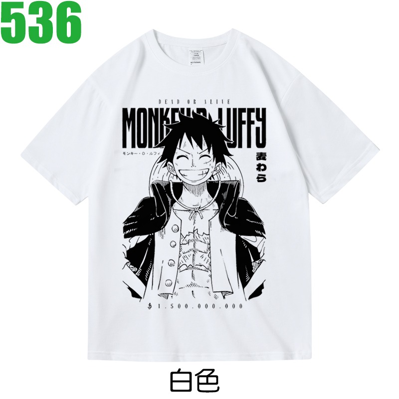 【航海王 海賊王 ONE PIECE 蒙其·D·魯夫】短袖日本漫畫動漫卡通動畫電影T恤 購買多件多優惠!【賣場五十六】-規格圖1