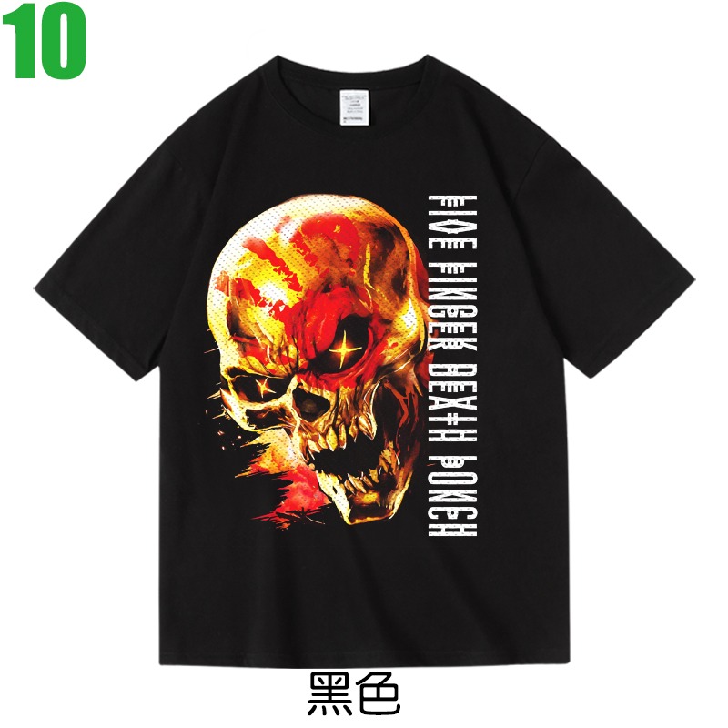 Five Finger Death Punch【五毒神掌 五指死拳】短袖蠱戮重金屬搖滾樂團T恤 購買多件多優惠【賣場四】-規格圖5