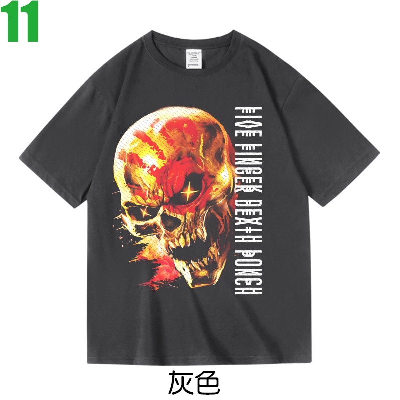 Five Finger Death Punch【五毒神掌 五指死拳】短袖蠱戮重金屬搖滾樂團T恤 購買多件多優惠【賣場四】-規格圖5