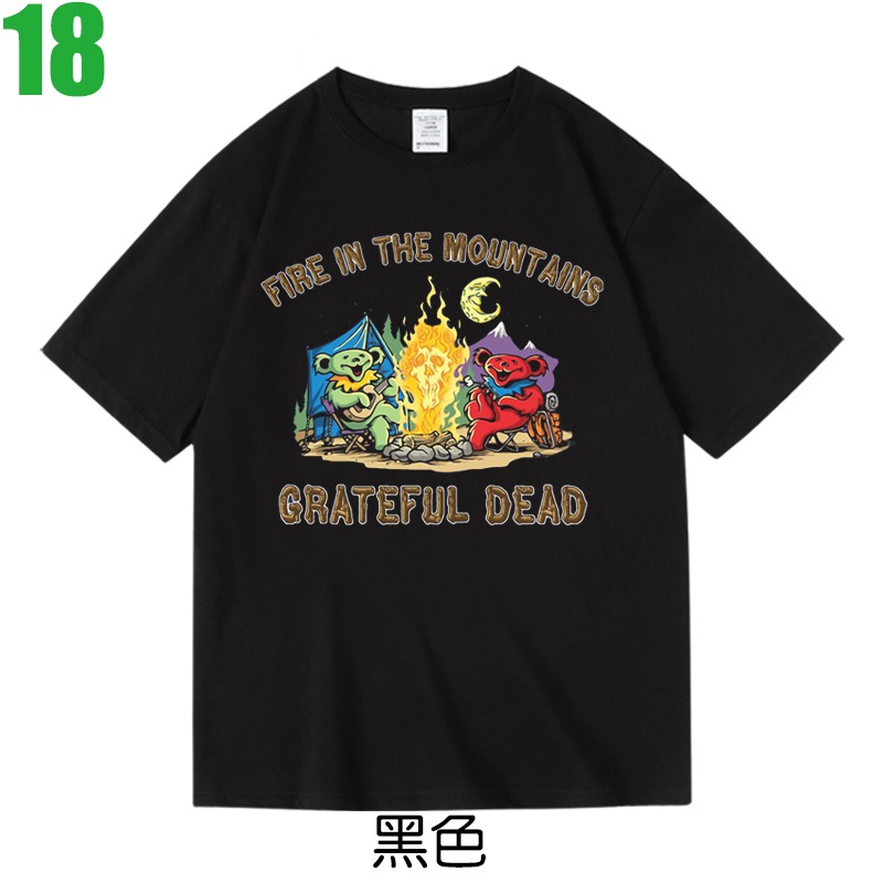 Grateful Dead【死之華】短袖藍調迷幻搖滾樂團T恤(共3種顏色可供選購) 新款上市購買多件多優惠!【賣場六】-規格圖3