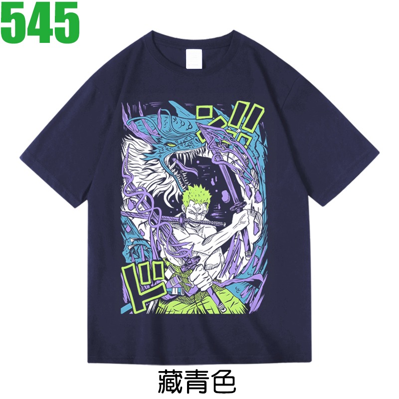 【航海王 海賊王 ONE PIECE 羅羅亞·索隆】短袖漫畫動漫卡通動畫T恤(3種顏色) 購買多件多優惠!【賣場五十九】-規格圖3