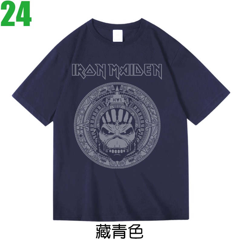 Iron Maiden【鐵娘子樂團】短袖重金屬搖滾樂團T恤(共3種顏色可供選購) 新款上市購買多件多優惠!【賣場七】-規格圖3