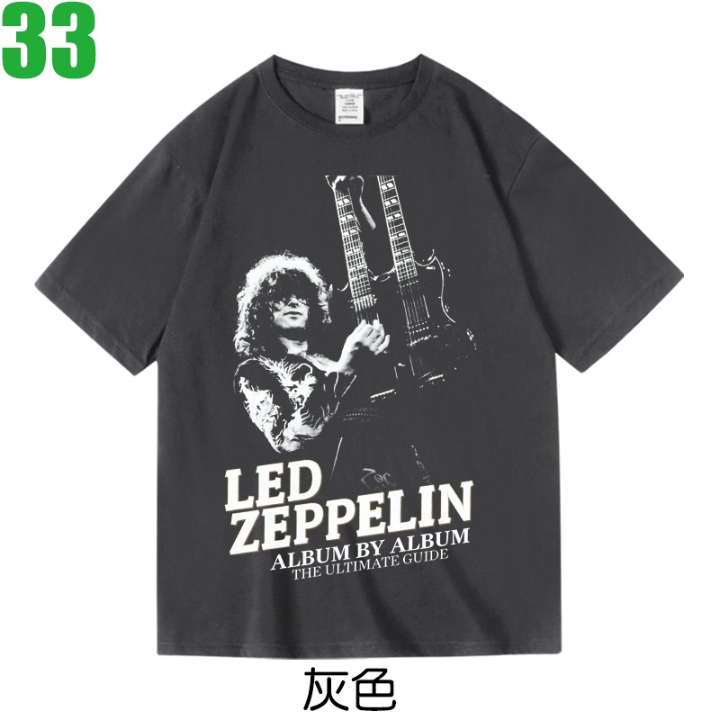 Led Zeppelin【齊柏林飛船】短袖重金屬搖滾樂團T恤(共3種顏色可供選購) 新款上市購買多件多優惠!【賣場十】-細節圖2
